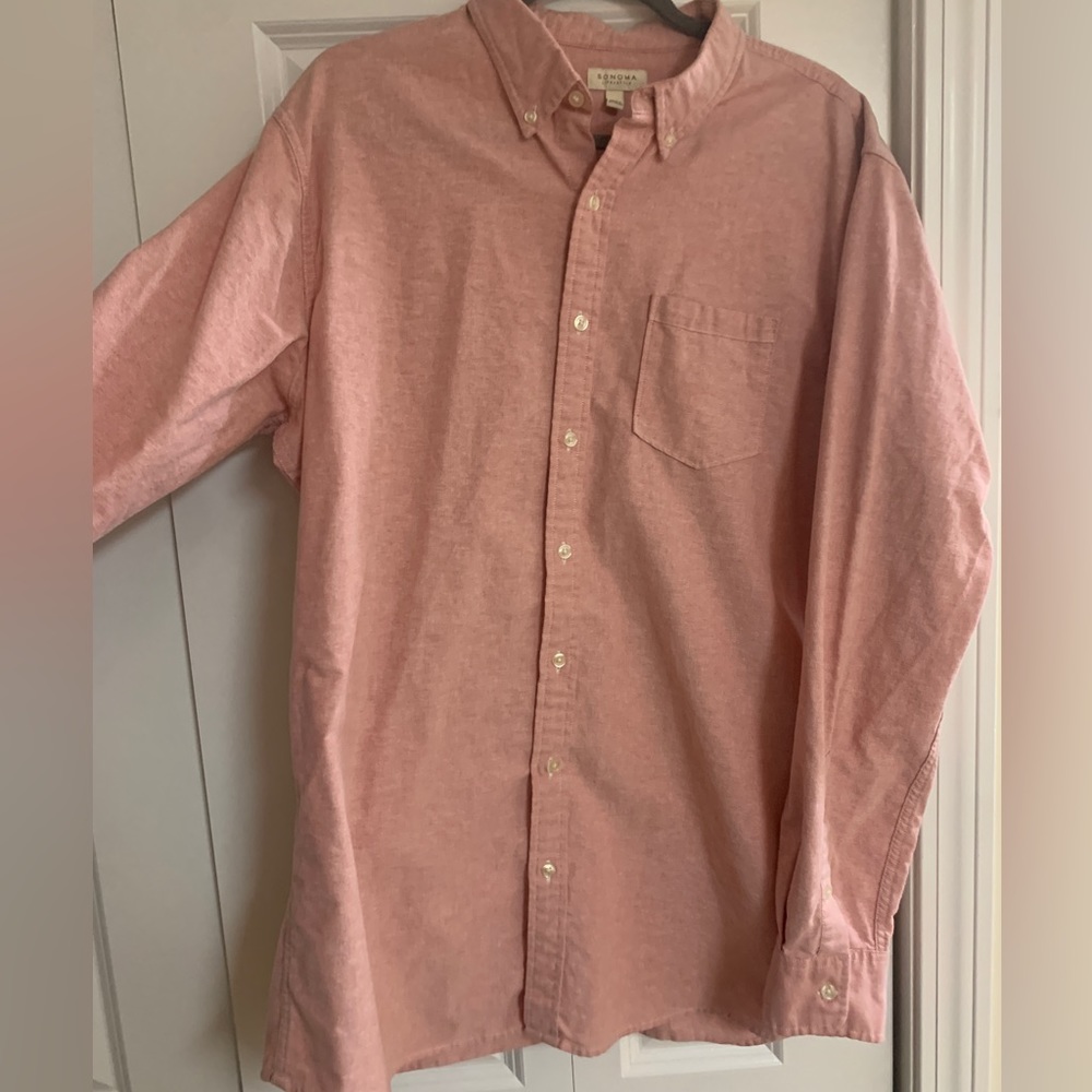 Coral Sonoma Casual Button Down